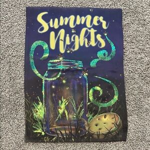 Summer Nights Decorative Garden Flag